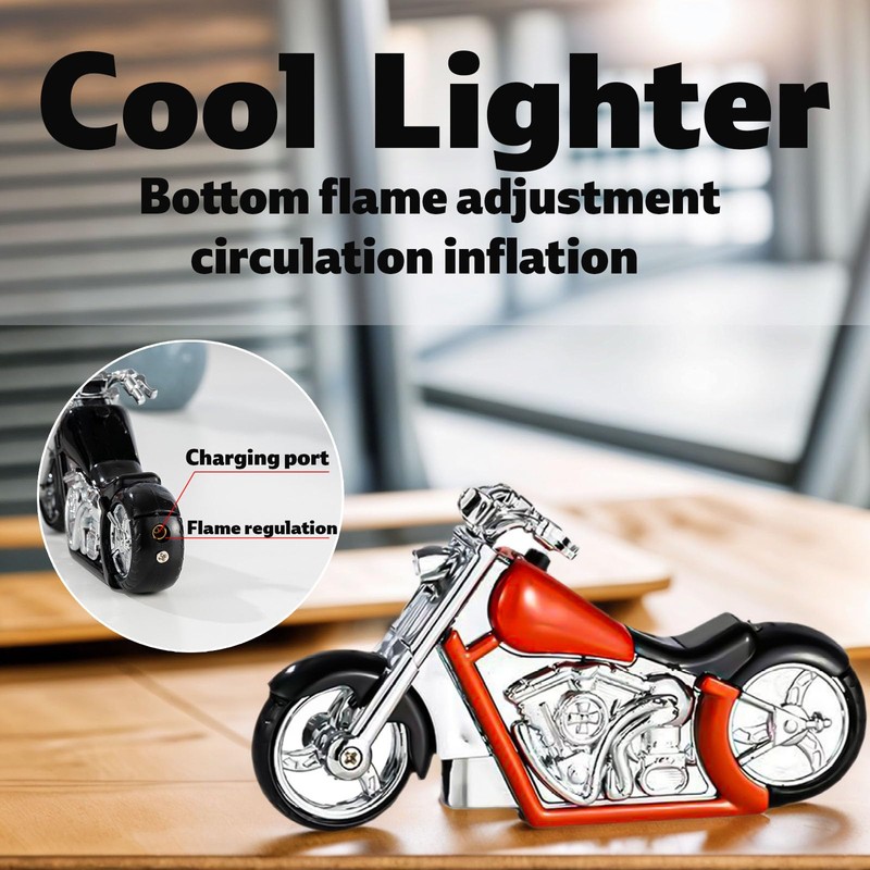 Blanzonic Cool Torch Lighter - Windproof Refillable with Adjustable Butane