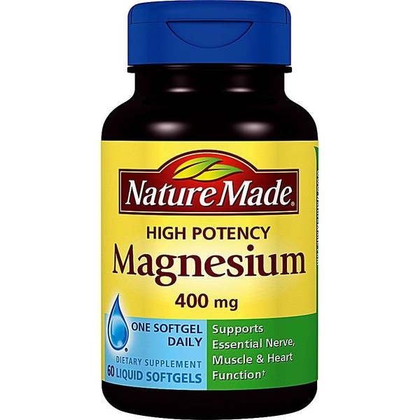 Nature Made High Potency Magnesium 400 mg Softgel