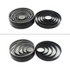 Wopanxye Aluminum Jars 10 Pack 60ml 15ml Black Empty Container