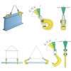 INTBUYING Vertical Plate Lifting Clamp 3T Load with Lock Hoist