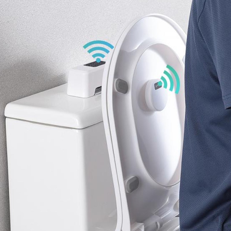 Touchless Toilet Flush Kit Automatic Toilet Flusher External Infrared Sensor