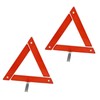 ULTECHNOVO 2pcs Auto Warning Triangle Folding Reflective Safety Sign for