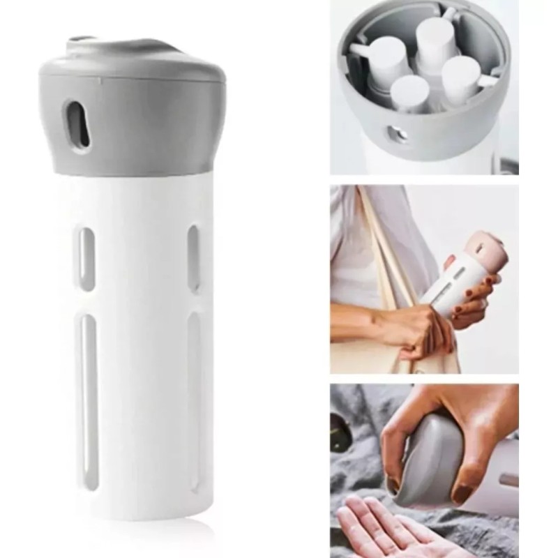CL Dosificador Dispensador 4 Tanques Gel Shampoo Crema Y Mas