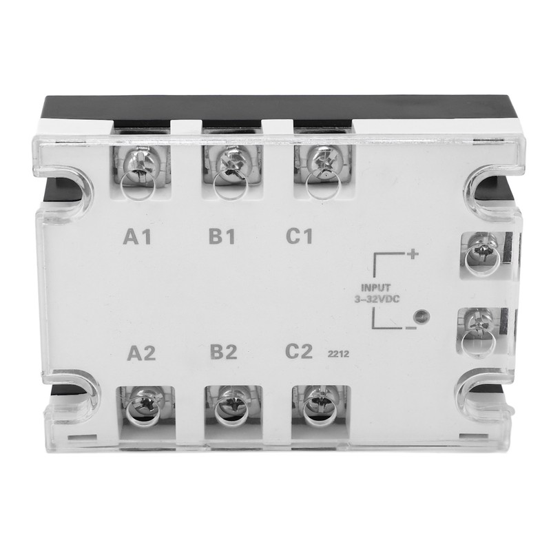 3 Phase Solid State Relay White Noiseless Anti Shock Reliable