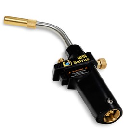 Kudos-Trading Turbo Torch Blow Torch 360 Degree Swivel Gun Neck for Plumbing Brazing Soldering Plumbers Map Mapp or Propane Blowtorch 3 Year Warranty Ignition Barbecue Lighting.