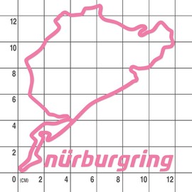 Car Sticker Nürburgring 12 cm