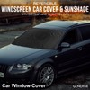 Car Windscreen Cover GENERISE Reversible All Seasons Car Screen Cover