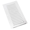Asixxsix 9 X 5inch Rectangular Louvered Air Vent, Stainless Steel