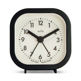 Acctim Robyn Mini Bedside Alarm Clock Black