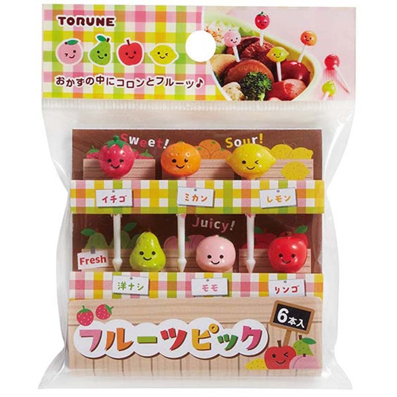 Torne P-3468 Fruit Lunch Picks, Pack of 6