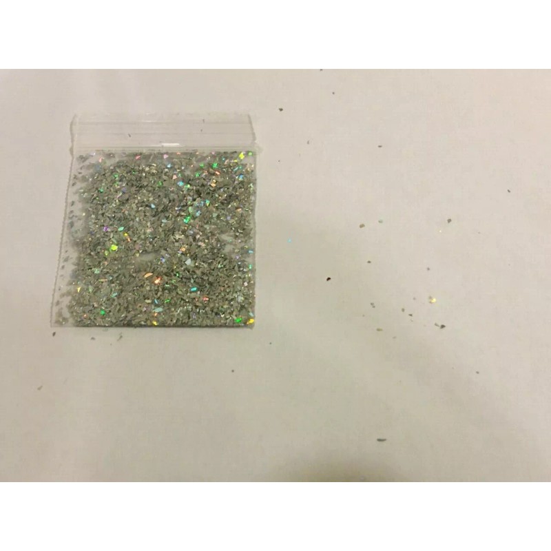 the glitters world Solvent Resistant IRREGULAR shape Glitter U (SILVER)