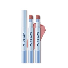 SACE LADY Labial Mate y Rubor en Crema Multiusos para Mejillas y Labios，Textura Sedosa y Fácil de Difuminar，Color Intenso y Natural，Larga Duración，V01