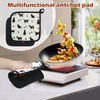 Pot Holders for Kitchen Hot Pads with Pocket Cat Pattern