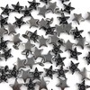 100 Sets 12MM Gun Metal Star Rivets for Leather Star