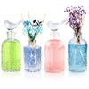 SuproBarware Glasdiffusorflaschen Set 4 Stck Leere Glasflaschen mit Schilfrohr-Diffusor Glasflaschen