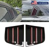 2x Car Window Scoop Side Louver Air Vent Cover With
