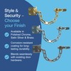 UAP Door Chain with Security Rating - Heavy-Duty Front Door