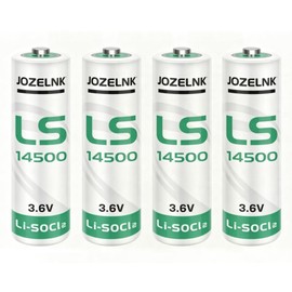 JOZELNK 4 X LS14500 3.6V Li-SOCl2 Batteries Use for Smart Oil Gauge, Non Rechargeable