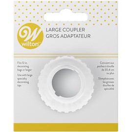 Wilton W4181006 Acoplador, grande, 1 paquete, blanco