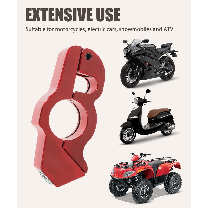 RACOONA Motorcycle Lock,Motorcycle Accessories Car Accessories Motorcycle Locks Anti Theft,Heavy