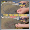 haisstronica 9-in-1 Rechargeable Wire Stripper with NCV Voltage Tester, 10-18