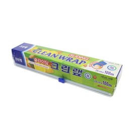 Clean Wrap [Clean Wrap] Sliding Wrap 25cm x 100m / Kitchen Wrap Hygiene Wrap / 크린랲 [크린랩] 슬라이딩 랩 25cm x 100m / 주방용랩 위생랩