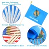 Newperlite Oklahoma Stick Flag Small Mini Hand Held Flags -