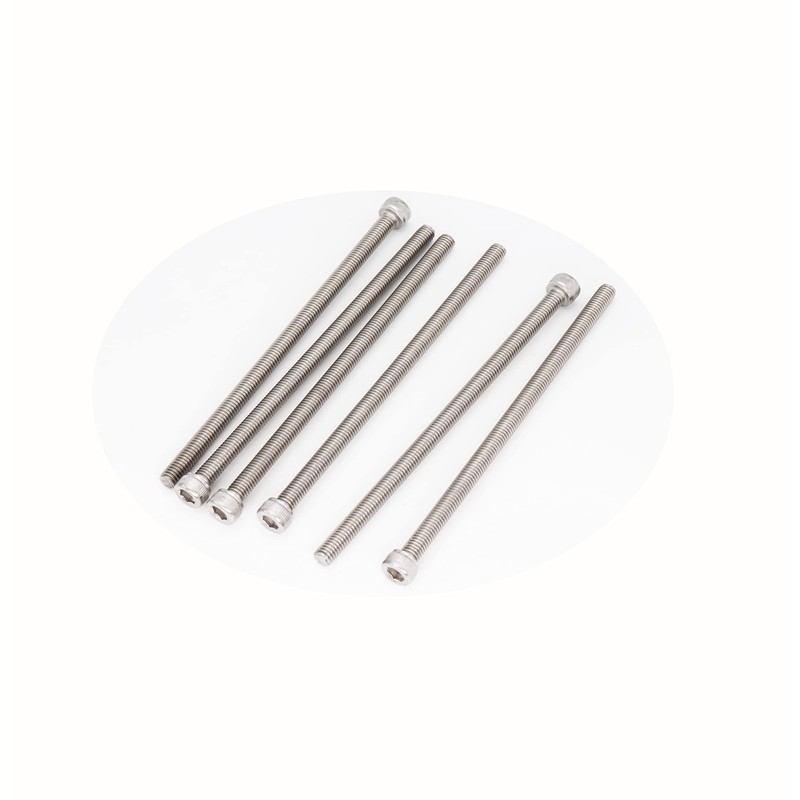 binifiMux 6pcs M6 x 130mm Full Thread 304 Stainless Steel