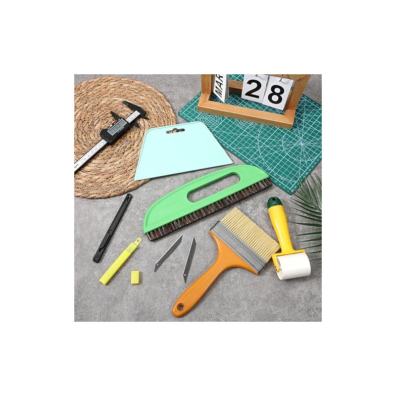 Wallpaper Smoothing Tool Kit, Wall Paper Stick Tool Set, with