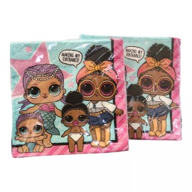 Unique LOL Surprise Napkins, 2 Sets Of 16 - 32 Total Napkins NIP Pink Birthday Party