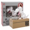 Saving Pot Electronic Money Box Robotic Dog Coin Bank Automatic