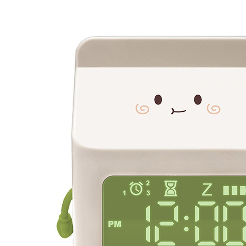 Fun Milk Box Alarm Clock Student Countdown Cartoon Alarm Clock