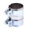 Exhaust Pipe Clamp, Stainless Steel Turbo Exhaust Band Clamp, Silencer,