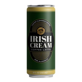 Golden Nest Liquor-Flavored Coffee Latte | Ready to Drink Liquor-Inspired Non-Alcoholic Creamy Beverage | All Natural No Preservatives | 8 Fl Oz Can (Irish Cream, 8 Fl Oz (Pack of 12))