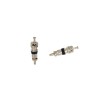 PRO+ STEEL BICYCLE VALVE CORE CHROME (SOLD BY PAIR)