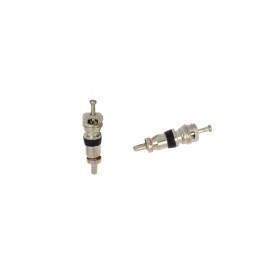 PRO+ STEEL BICYCLE VALVE CORE CHROME (SOLD BY PAIR)