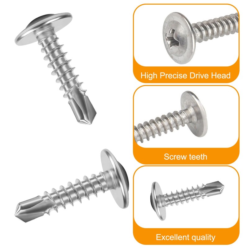 Pack of 120 M4.2 x 13 mm Stainless Steel Self