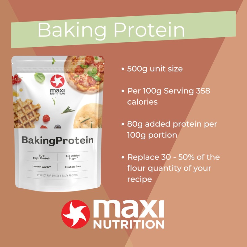 MaxiNutrition Baking Protein - Baking Protein Powder for Cooking and