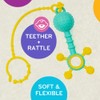 Mobi Gumlii Sensory Teether Toy - Rattle Baby Teething Toy,