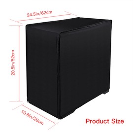 PC Computer CPU Dust Cover, Mid-Tower Case Protector, Host Dust Waterproof Cover, 10.6W x 20.5H x 24.5D Inch/27 x 52 x 62.5 CM Desktop CPU Accessories