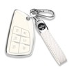 QBUC for Chevy Key Fob Cover with Keychain Soft TPU