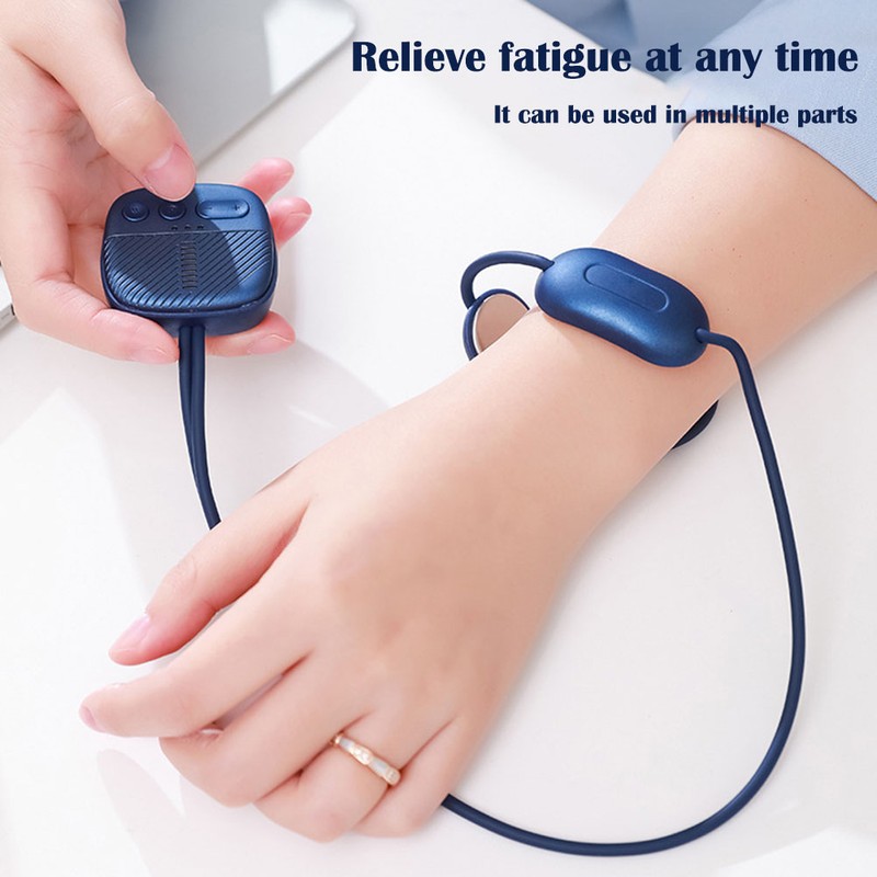 Mini Neck Massager Portable Cervical Spine Massage Device Pulse Hot