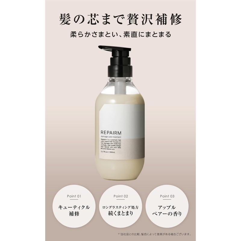 REPAIRM Damage Care Treatment, Intensive Damage Repair x Soft Lasting