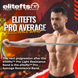 EliteFTS Pro Short Resistance Band - Boost Core Stability and Flexibility with This Portable, Joint-Friendly Tool - Sold AS Pair (PRO Short MINI Resistance Band, Red)
