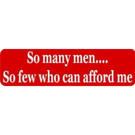 USA Biker Goods So Many Men So Few Who Can Afford Me Motorcycle Helmet Sticker Y