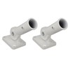 2Pcs Adjustable Flag Pole Holder Aluminium Alloy Metal Wall Mount