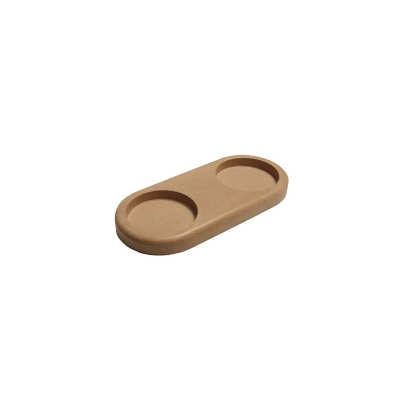 Zassenhaus Salt/Pepper Mill Holder, natural beech, 17 x 8 x