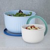 Oggi Prep, Store & Serve Plastic Bowl w/See-Thru Lid- Dishwasher,