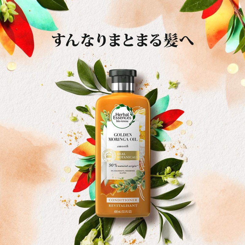 Herbal Essence Conditioner Biolino Golden Moringa Oil 14.1 oz (400