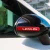Unbranded Brand New 8PCS LEXUS Real Carbon Fiber Red Car